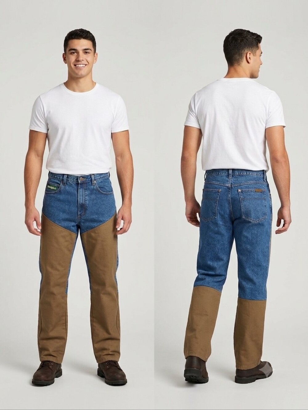 Vintage Y2K Remington Upland Brush Pants Denim Nylon Front Sz 34